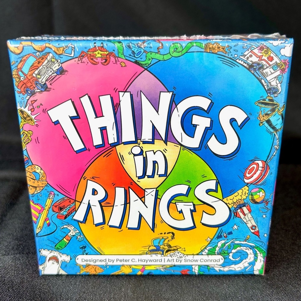 Things In Rings Card Game | Published by Allplay (Brand New & Sealed)